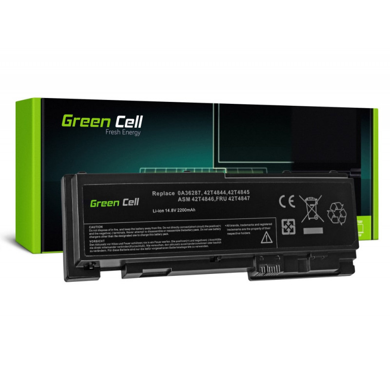Green Cell Batería para Lenovo ThinkPad T420s T420si / 14.4V 2200mAh Green Cell Batería para Lenovo ThinkPad T420s T420si / 14.4V 2200mAh