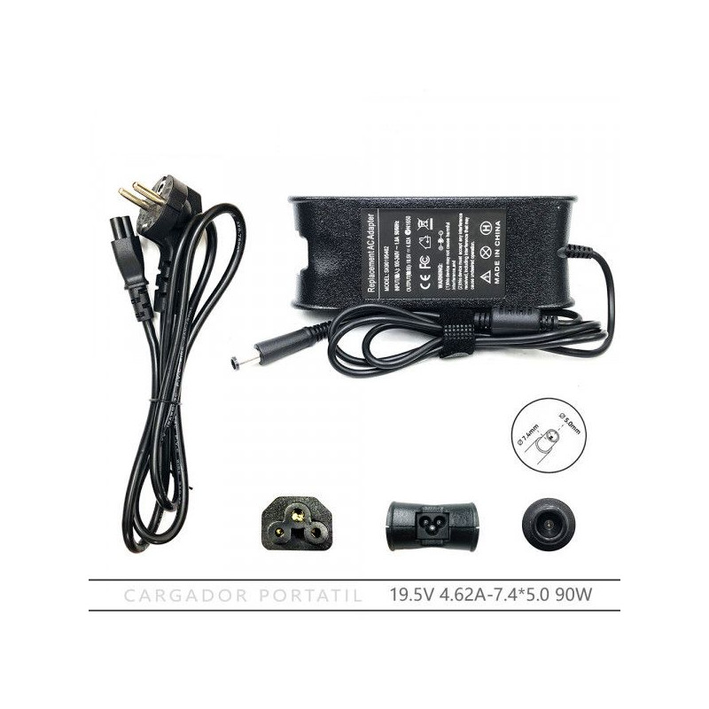 Adaptador Cargador Dell Latitude 90W 19.4V 4,62A 7.4x5.0mm Adaptador Cargador Dell Latitude 90W 19.4V 4,62A 7.4x5.0mm