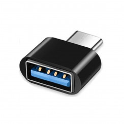 Adaptador USB a USB-C, Adaptador OTG USB-C Macho a USB-A 2.0 Hembra Compatible con MacBook Pro, Samsung Galaxy, Teléfonos Tipo-