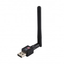 Adaptador Wifi USB 2.0 150Mbps (2.4GHz) tarjeta de red inalámbrica USB 2.0 con antena giratoria