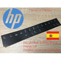 Kit Pegatina Teclado HP Elitebook, Probook, Envy, Pavillion Español 14mm x 14mm
