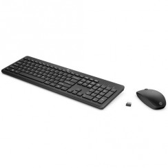 Kit Teclado y Ratón HP 235 Wireless KB+DNGL+Mouse Español, USB, Negro, Nuevo