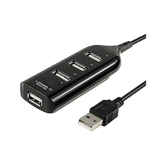 Ladrón Multipuerto HUB de 4 Puertos USB 2.0 Ladrón Multipuerto HUB de 4 Puertos USB 2.0