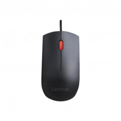 Lenovo Essential Ratón USB 1600DPI 00PH133 Ambidiestro, Nuevo