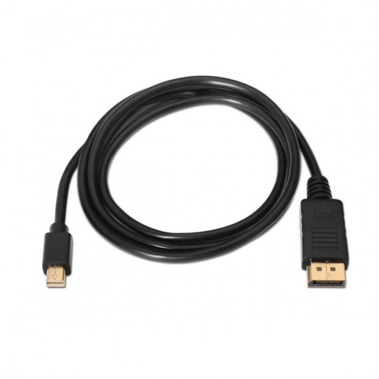 AISENS Cable Mini DP a Displayport v1.2 4k@60hz, Negro