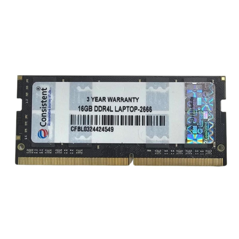 Memoria RAM Consistent 16GB DDR4L SODIMM 2666MHz (CFBL0324424549)