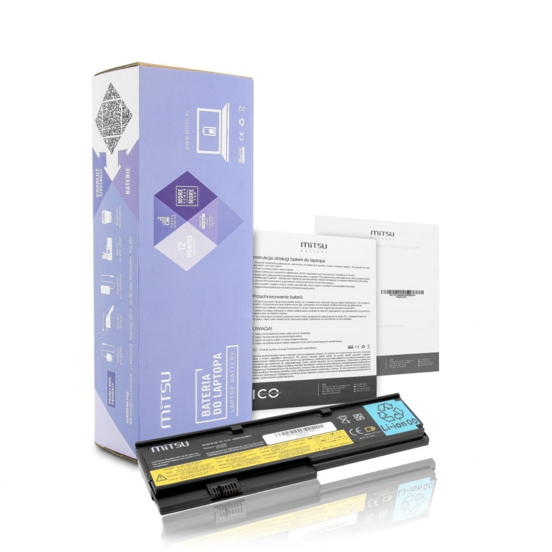 Mitsu Batería para Lenovo X200 / 10.8V 4400 mAh Mitsu Batería para Lenovo X200 / 10.8V 4400 mAh