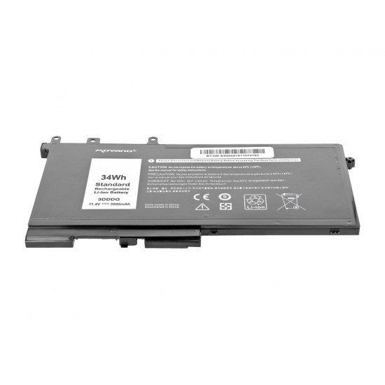 Movano Batería para Dell Latitude E5280, E5480, E5580 / 11.4V 3000 mAh