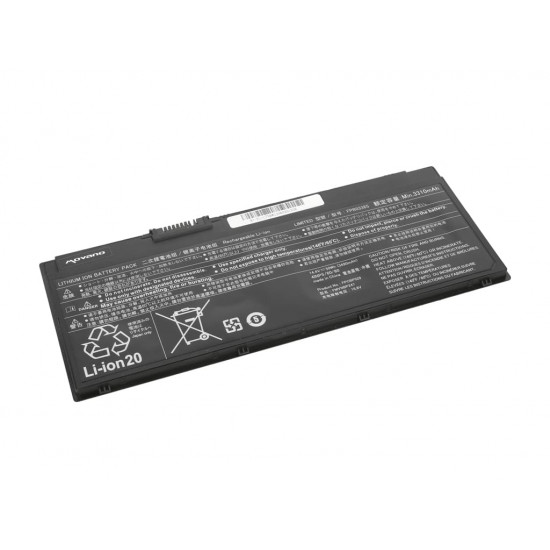 Movano Batería para Fujitsu LifeBook U758 / 14.4V (14.8V) 3490 mAh