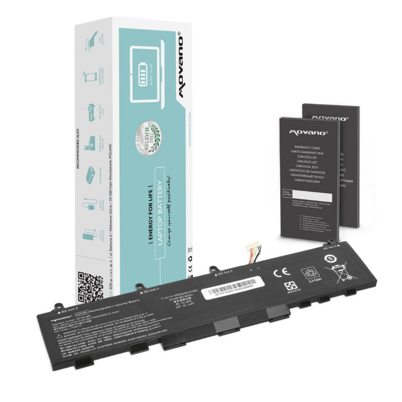 Movano Batería para HP EliteBook 830, 835, 840, 845 (G7, G8), ProBook 635 (G7, G8), ZBook 14 15 (G7, G8), 4500 mAh (15.4 V)