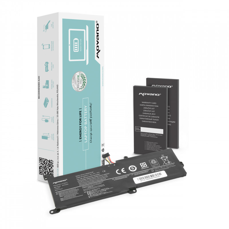 Movano Batería para Lenovo IdeaPad 320 / 7.4V (7.6V) 4050 mAh Movano Batería para Lenovo IdeaPad 320 / 7.4V (7.6V) 4050 mAh