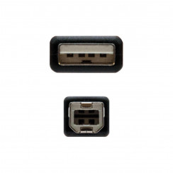 Nanocable Cable De Impresora Usb-A 2.0 Macho A Usb-B Macho 1.80m