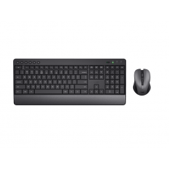 Pack Teclado + Ratón Trust TREZO (24531) Inalámbrico Wireless Negro, Nuevo