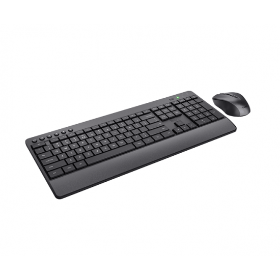 Pack Teclado + Ratón Trust TREZO (24531) Inalámbrico Wireless Negro, Nuevo