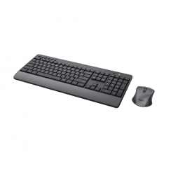 Pack Teclado + Ratón Trust TREZO (24531) Inalámbrico Wireless Negro, Nuevo