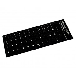 PEGATINA PARA CONVERTIR TECLADO EN IDIOMA ALEMÁN NEGRO