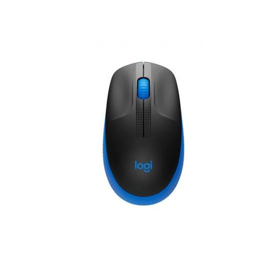 Ratón Logitech M190 Wireless Inalámbrico Negro Azul, Nuevo
