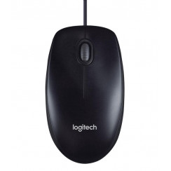 Ratón Logitech M90 Cableado USB Negro, Nuevo