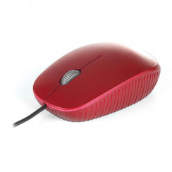 Ratón óptico NGS Flame Rojo 1000 DPI, Km0 Caja Original