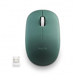 Ratón óptico NGS FOG Pro Wireless Inalámbrico 1000 DPI, Verde, Nuevo