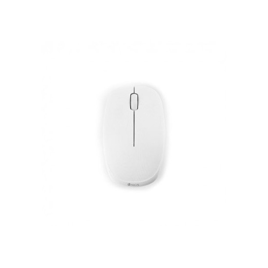 Ratón óptico NGS White FOG Wireless Inalámbrico 1000 DPI, Blanco, Nuevo