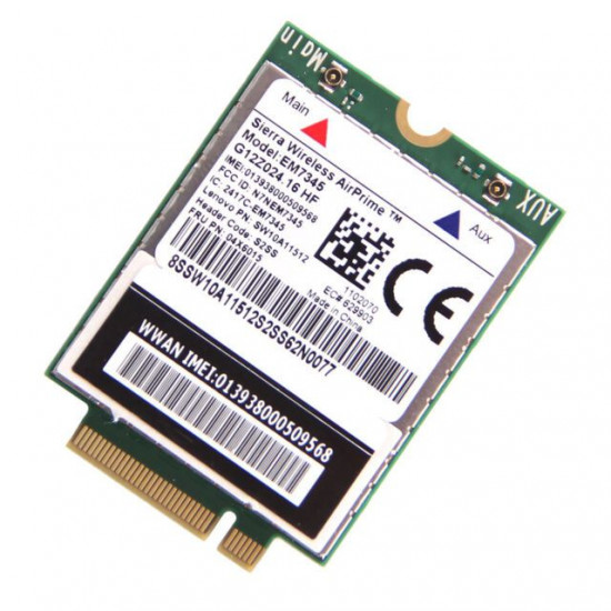 Tarjeta Sierra Wireless Airprime EM7345 4G LTE WWAN CARD Tarjeta Sierra Wireless Airprime EM7345 4G LTE WWAN CARD