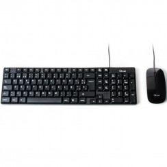 Teclado + Ratón L-Link LL-KB-816-WCOMBO USB Negro Con Cable, Nuevo