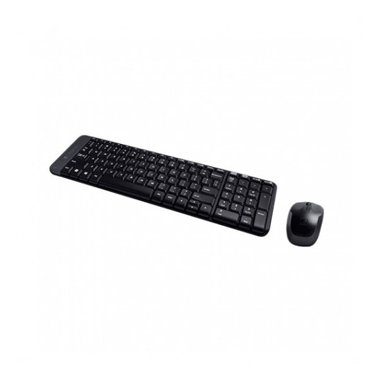 Teclado + Ratón Logitech MK220 Inalámbrico Wireless, Negro, Nuevo