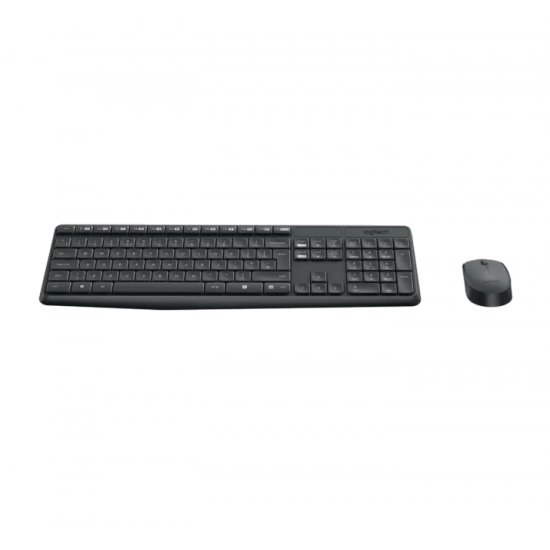 Teclado + Ratón Logitech MK235 Inalámbrico Wireless, Negro, Nuevo