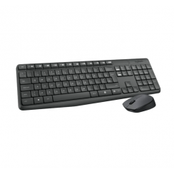 Teclado + Ratón Logitech MK235 Inalámbrico Wireless, Negro, Nuevo