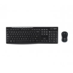 Teclado + Ratón Logitech MK270 Inalámbrico Wireless, Negro, Nuevo