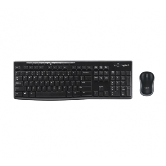 Teclado + Ratón Logitech MK270 Inalámbrico Wireless, Negro, Nuevo
