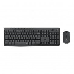 Teclado + Ratón Logitech MK295 Silent Touch, Negro, Nuevo