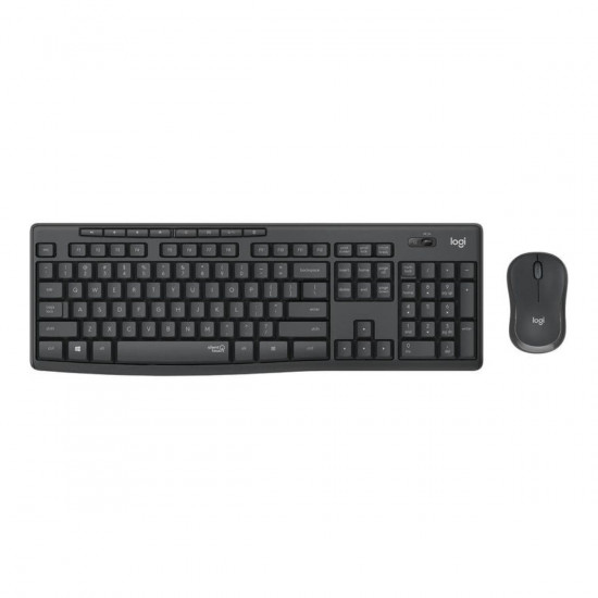 Teclado + Ratón Logitech MK295 Silent Touch, Negro, Nuevo