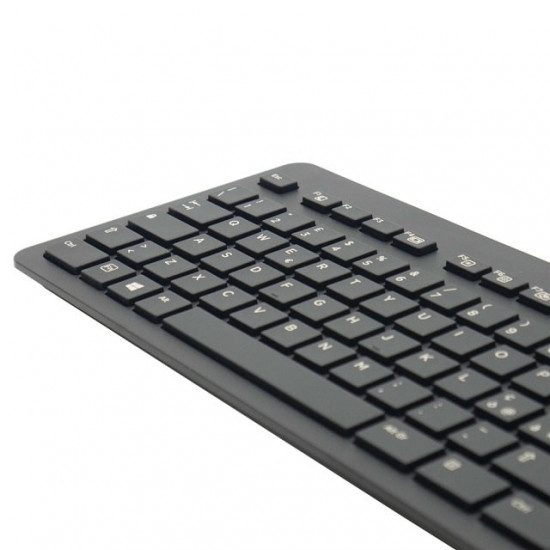 Teclado Business HP USB Srat Slim KB PCR Español con cable, USB, Negro, Km0 Caja Original