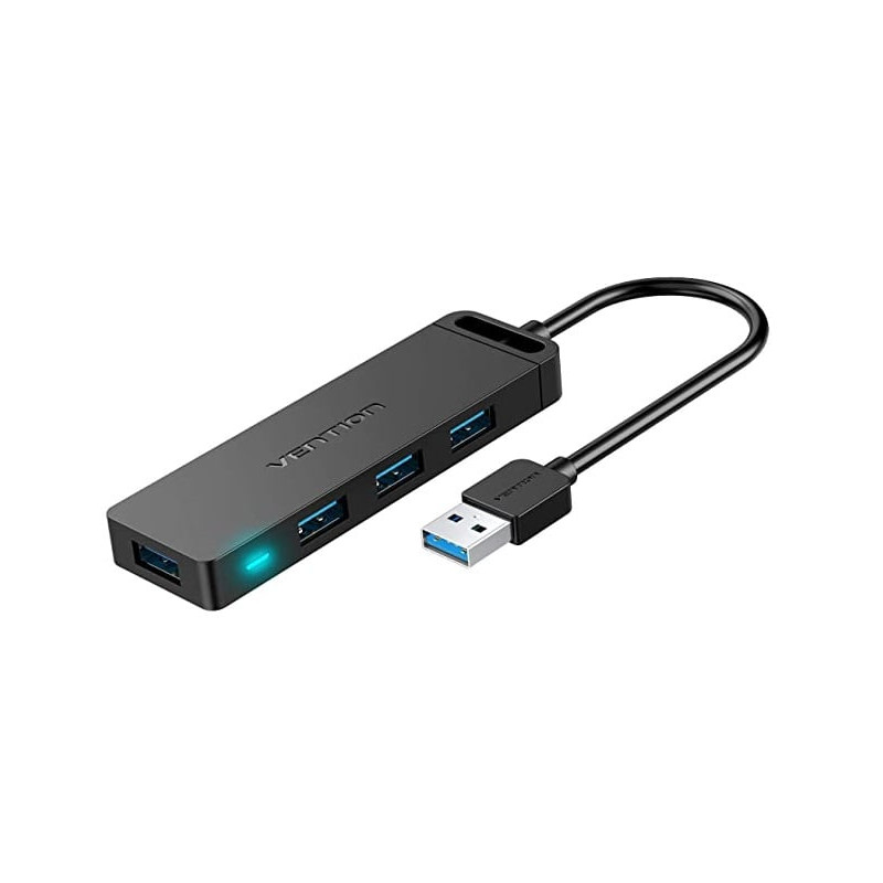 Vention-Hub multi USB 3.0 con 4 puertos compatible con Lenovo, Xiaomi y MacBook Pro, Nuevo Vention-Hub multi USB 3.0 con 4 puertos compatible con Lenovo, Xiaomi y MacBook Pro, Nuevo