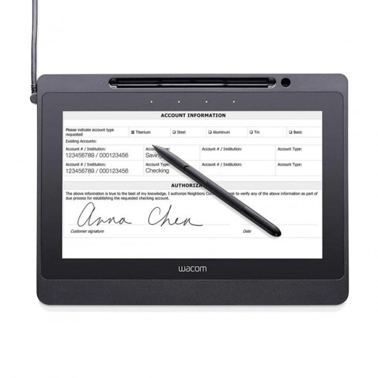 WACOM DTU-1141B LCD 10,1" tableta gráfica capturadora de firmas digitales, Full HD, A+