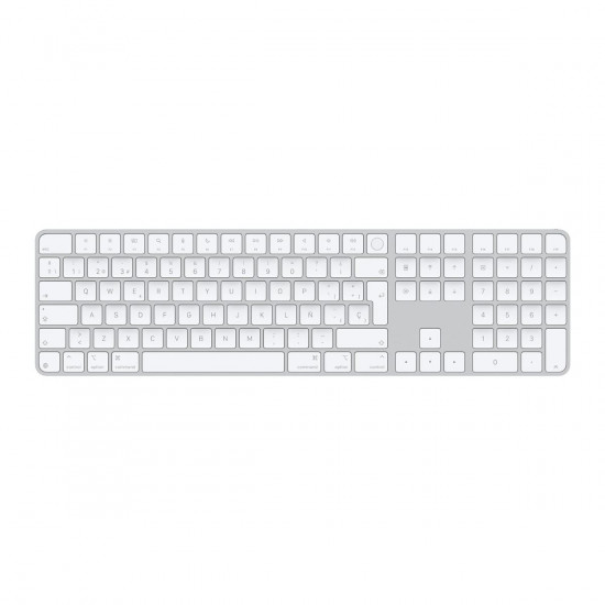 Apple Magic Keyboard Numérico A2520 Español (ESP), 2021, Plata, Touch ID, A+ Apple Magic Keyboard Numérico A2520 Español (ESP), 2021, Plata, Touch ID, A+