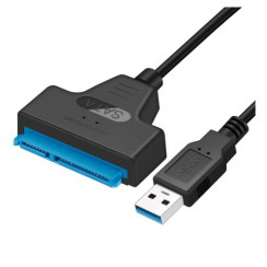 Cable USB SATA 3 adaptador a USB 3.0, compatible con disco duro externo HDD SSD de 2,5 pulgadas, Cable Sata III de 22 pines, Nue