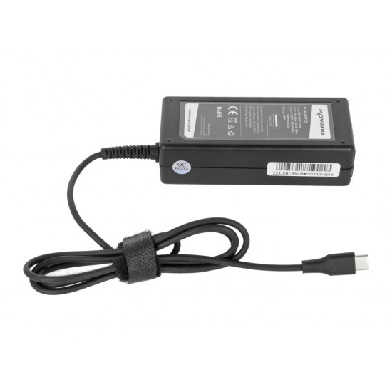 Cargador Movano 65W USB tipo C USB-C / CA 100-240 V