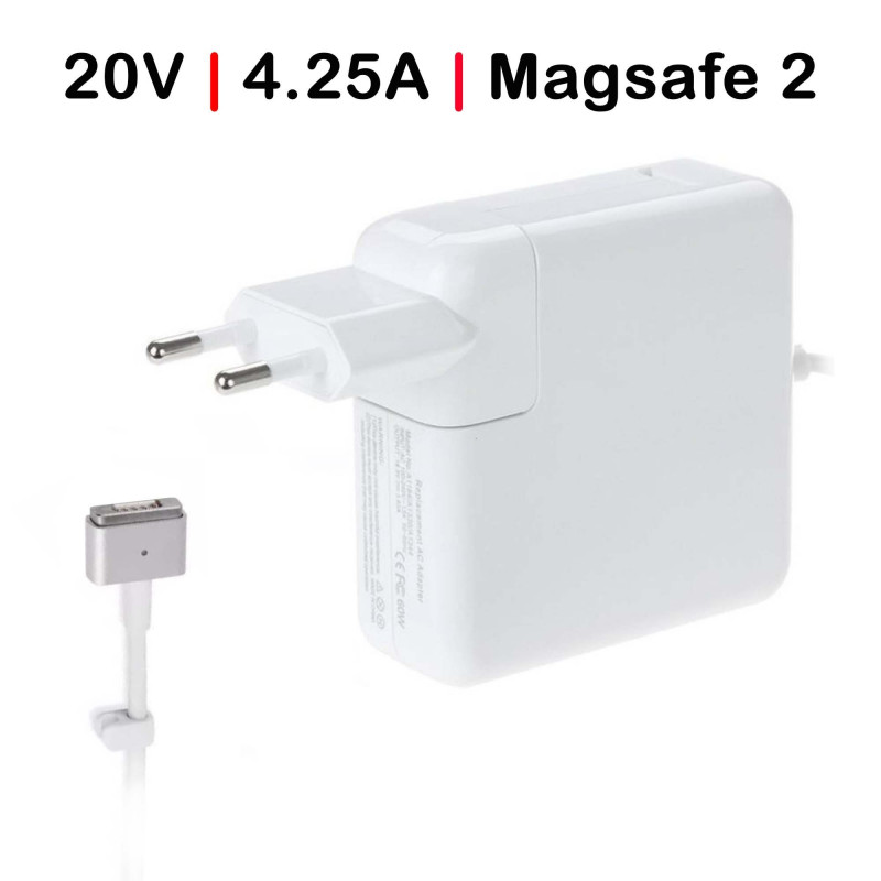 CARGADOR PARA APPLE MACBOOK 85W 20V 4.25A MAGSAFE 2 CARGADOR PARA APPLE MACBOOK 85W 20V 4.25A MAGSAFE 2